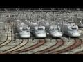 JR山陽新幹線 広島車両基地 九州新幹線さくら4編成留置 2011.1
