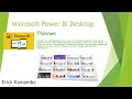 Apply or Customize your own Theme and share it with other Power BI Developers