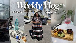 Weekly Vlog | Solo Dates, Wedding Guest Preps, Hubby Is Home, Oxtail & Dombolo Recipe, New Hair