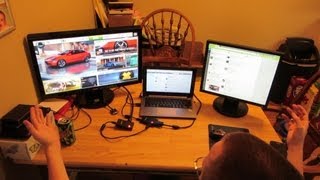 PC Laptop USB Port VGA to TV Scan Converter Adapter KUPA USB Video Adapter (HDMI + VGA) Unboxing and Setup!