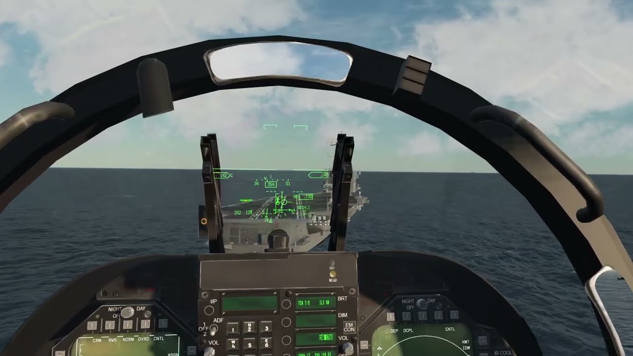 Falcon BMS 4.38 - F/A-18 Carrier landing