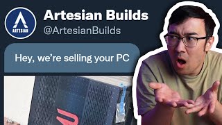 He found his PC being sold on Twitter