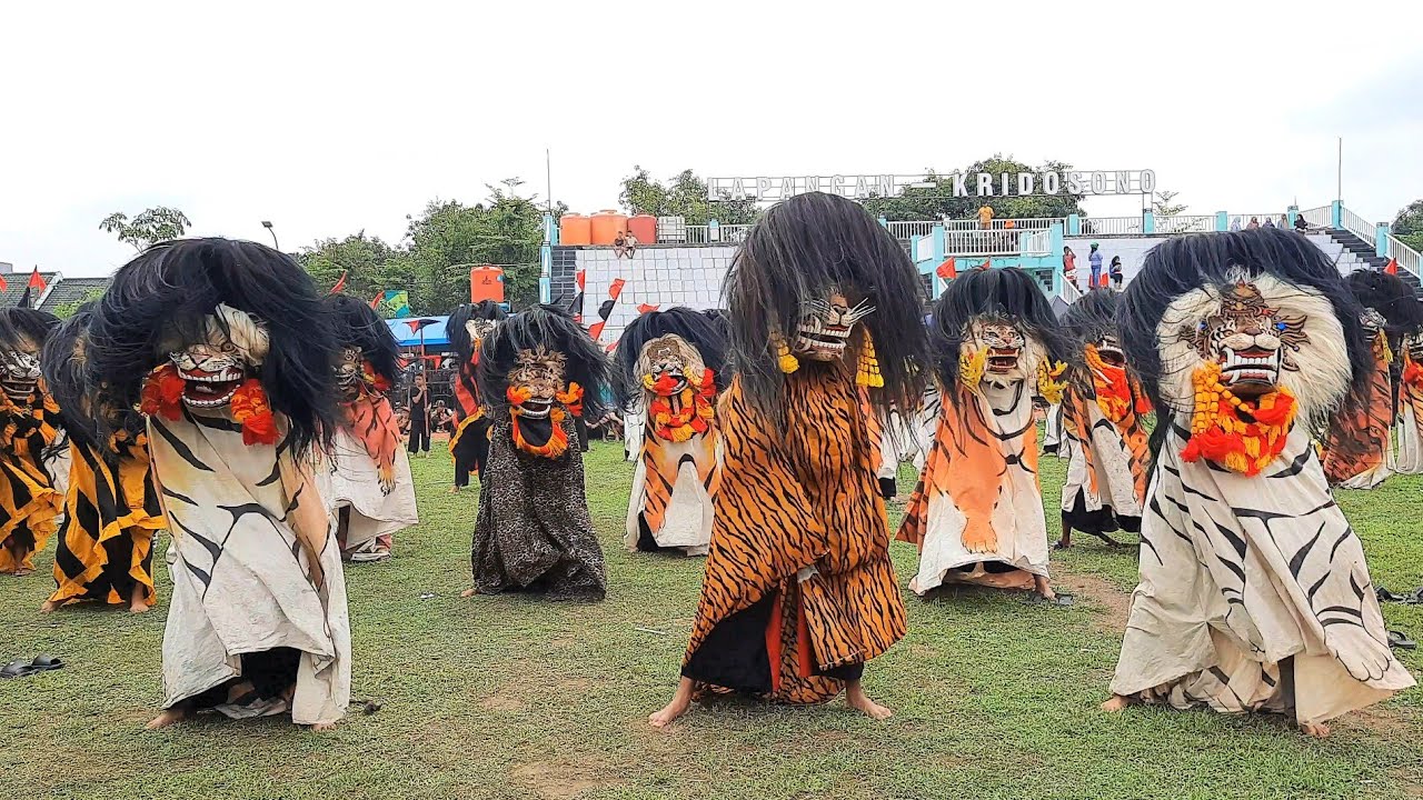 Full Barongan!! Puluhan Barongan Blora penuhi lapangan Kridosono Barongan bangkle Laskar SENTONO