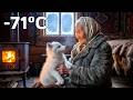 An Elderly Woman Saved A Freezing White Arctic Fox Cub In Siberia