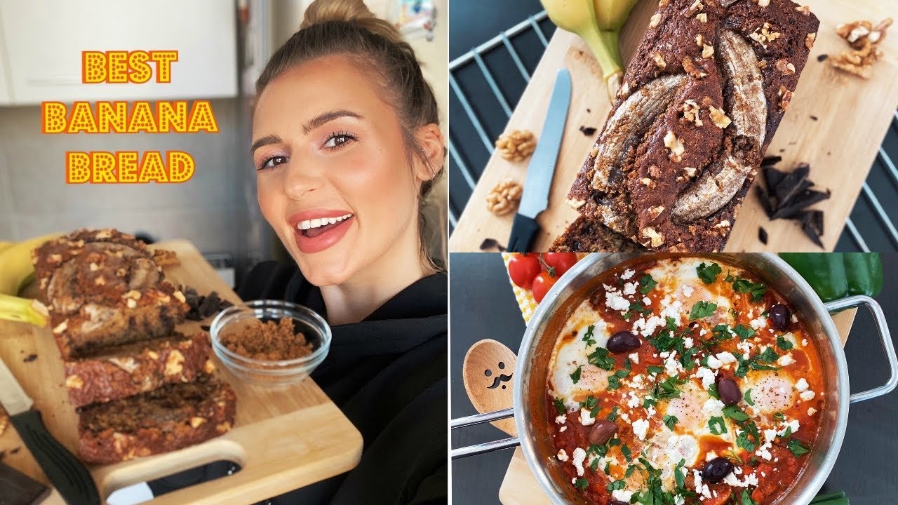 BANANA BREAD *cu fulgi de ciocolata* | SENZATIA DE PE NET | SHAKSHUKA - MIC DEJUN IREZISTIBIL CU OUA