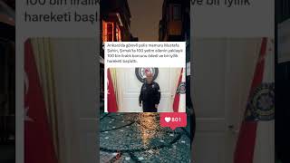 Bir Polis, Yüzlerce Yüreğe Dokundu. Resimi