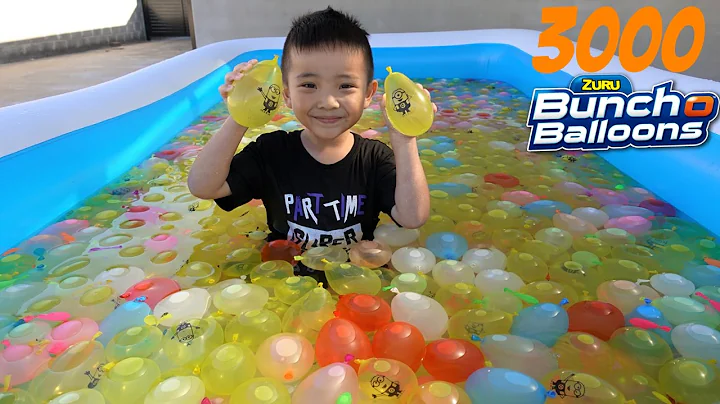 3000 Bunch O Balloons Kids Inflatable Pool Water F...