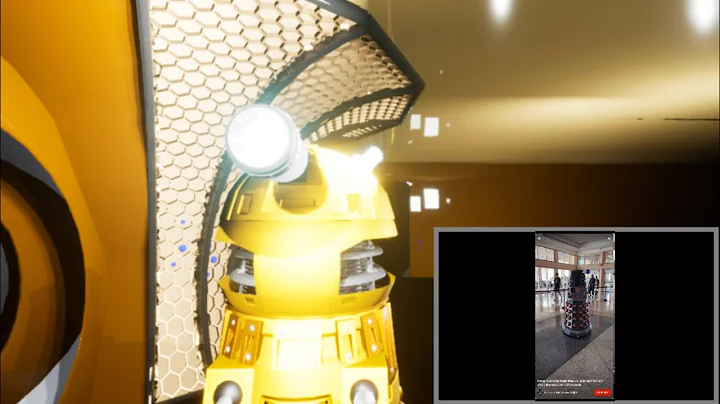 DALEK REACTS WOMAN TRICKS DALEK IN COMICON SHORT