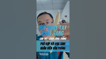 Bút quay nghệ thuật có đèn Led phát sáng cực đẹp