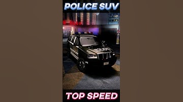 POLICE SUV TOP SPEED || Manual AND Automatic Transmission ||NFS CARBON #nfs #racing #shorts