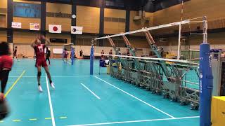 全日本男子、秘密兵器のブロックマシンを公開
