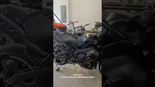 2022 Yamaha mt10- 1st start up with the new Austin Racing under belly exhaust