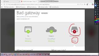 Why CrustTest is down in Cloudflare error 502 bad gateway?????