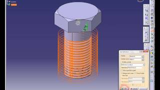 CATIA - How to Bolt with Thread