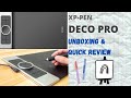 XP-Pen DECO Pro Medium Graphics Tablet | Unboxing &amp; Review | Online Teaching