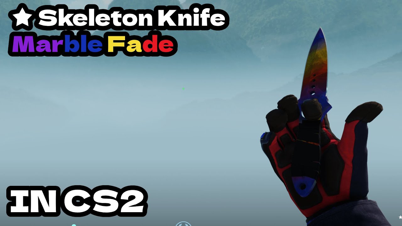 CS2 ★ Skeleton Knife - Marble Fade CS2 Knife Showcase!