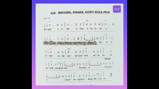 Bingaha, Sisaha, Gusti kula puji (KPJ 428) #kidungpasamuwanjawi