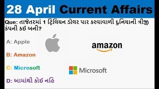 Current Affairs 28 April 2019 by Rajesh Bhaskar | Current Affairs 2019 | Current Affairs in Gujarati