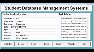 How to Create Student Database Management System using SQLite in python - Full Tutorial