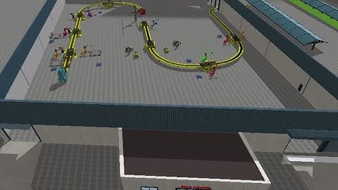 Automobile Car Assembly Line Manufacturing Simulation Using Flexsim