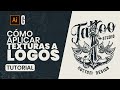 Illustrator Tutorial | Cómo Agregar Texturas a Logos |  How to Apply Textures to Logos