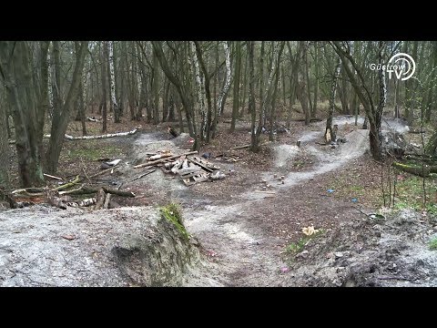Bahn der Rad-Crosser