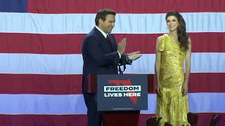 Ron DeSantis Delivers VICTORY Speech After Defeating Charlie Crist in Race For Florida