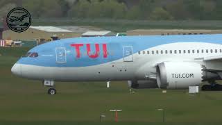 G-TUIE BOEING 787-8 Dreamliner (Miles of Smiles) departing Birmingham Airport for BGI