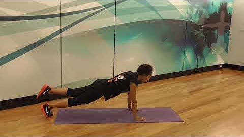 Marietta Mehanni presents Muscle conditioning exercise tip full body disguised as a push up
