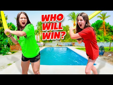 Older vs Younger Sisters EXTREME POOL CHALLENGES!