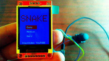 Игра «змейка» на Arduino (Arduino Snake game ST7735S)