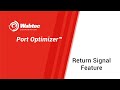 Port Optimizer Tutorial Return Signal Port Optimizer Tutorial Return Signal