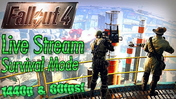 Fallout 4 Live Stream Survival Mode, Part 11: Finishing Up In Lexington & Corvega (in 1440p/60fps)