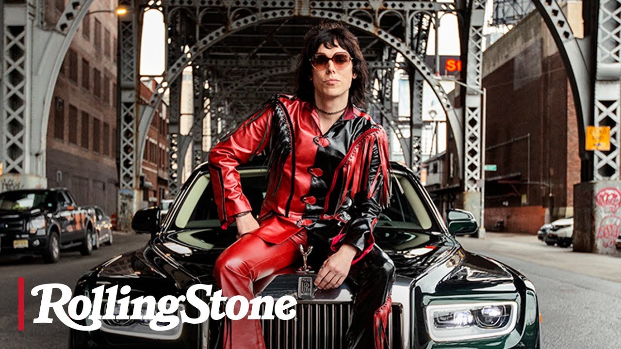 Luke Spiller of the Struts in a Rolls Royce Phantom | Rolling Stone