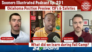 SIP Ep. 201 | Oklahoma Position Preview: CB's and Safeties + What we learned from Sooners Fall Camp