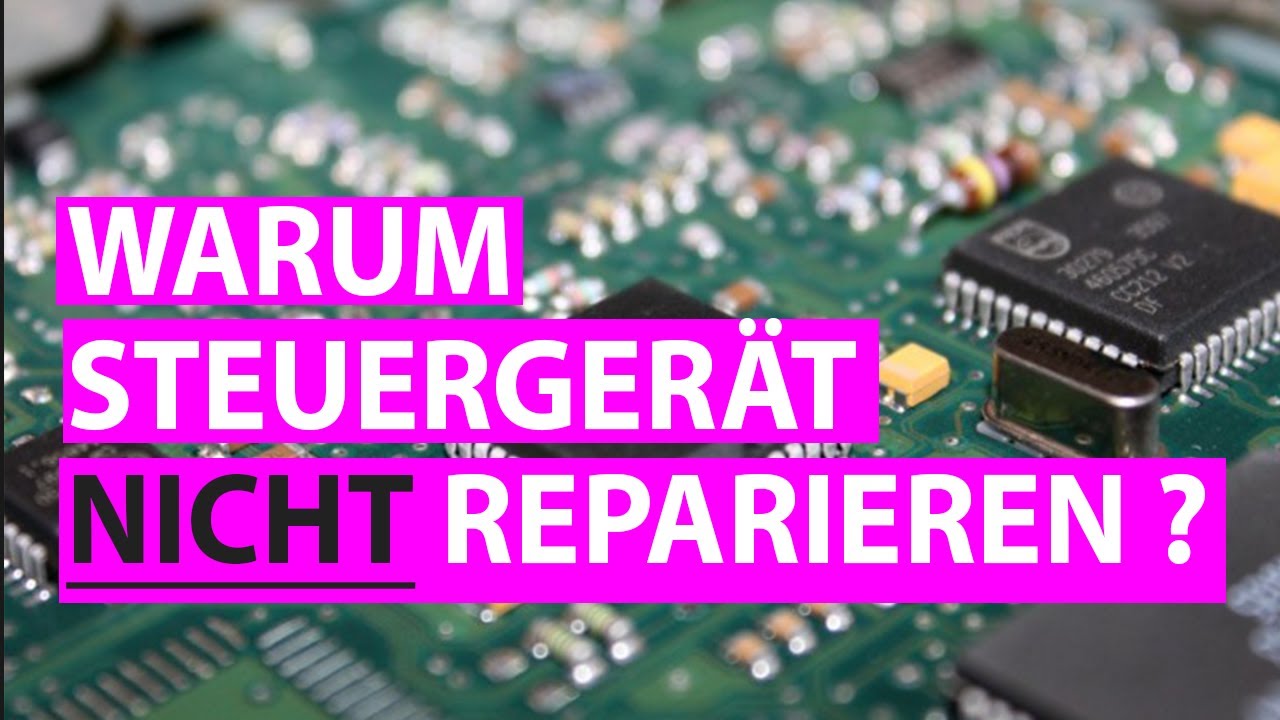 Mercedes Wegfahrsperre DEFEKT Zündschloss reparieren Motorsteuergerät ...