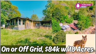 $84k On/Off Grid Cabin on 18 Ozark Acres