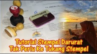 Stempel Darurat tak Perlu ke Tukang Stempel