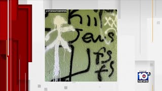 Anti-Semitic and racist messages spray painted around Weston community