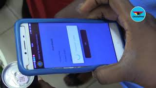 GRA demostrates usage of Ghana Tax Stamp Authenticator app