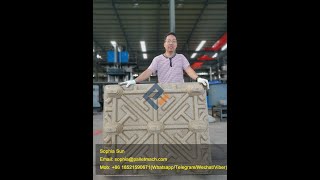 How to use the wood waste to make presswood pallets?/Presswood pallet machine #woodrecycling