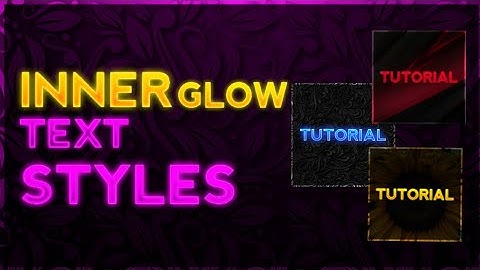 Inner Glow Text in PS Touch - Android