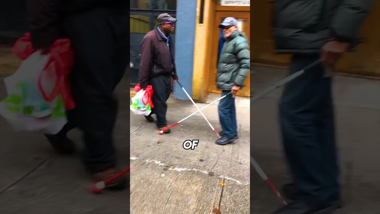 2 Blind People Bump Into Each Other (@questmarley)