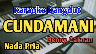CUNDAMANI - KARAOKE || NADA PRIA COWOK || Denny Caknan || Audio HQ || Live Keyboard