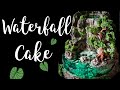 Island Cake - Waterfall theme | Waterfall Gelatine Cake | Jello Cake | Summer Cake |  Торт Остров