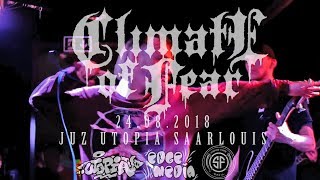 CLIMATE OF FEAR LIVE FULL SET 4K @ JUZ UTOPIA SAARLOUIS 24.08.2018 MULTICAM