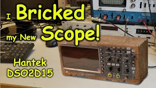 Bricked Hantek DSO2D15 Oscilloscope  Fix or Return?