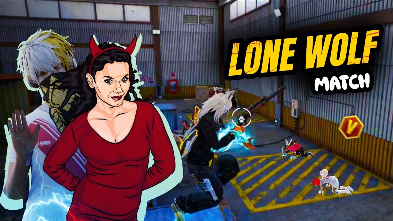Free Fire 🔥 Lone Wolf Match With Big Fan Against Rushers Players || Garena Free Fire