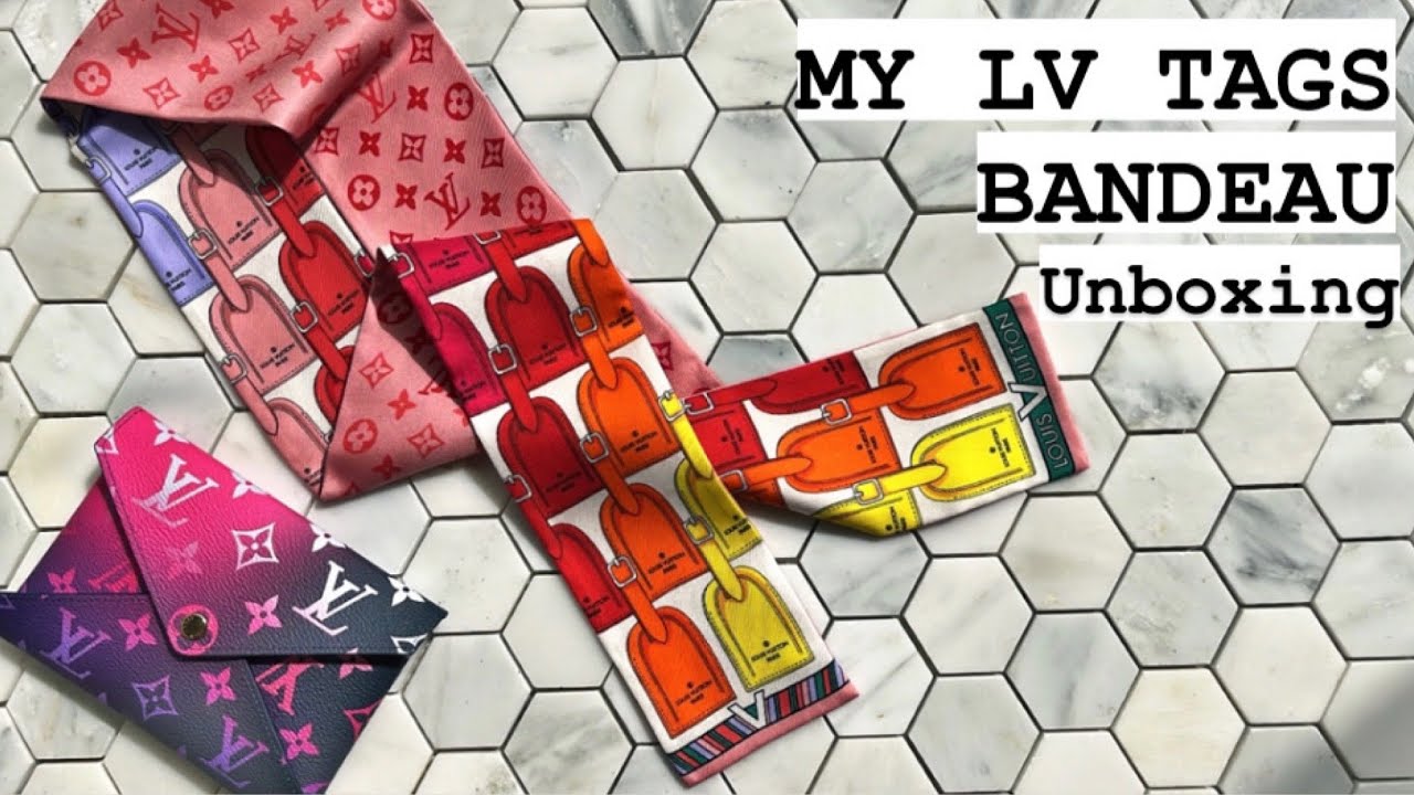MY LV TAGS BANDEAU Unboxing In MULTICOLORE | Louis Vuitton