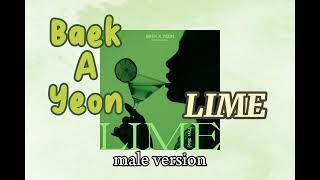 Baek A Yeon - Lime | male version | @baekayeon_official